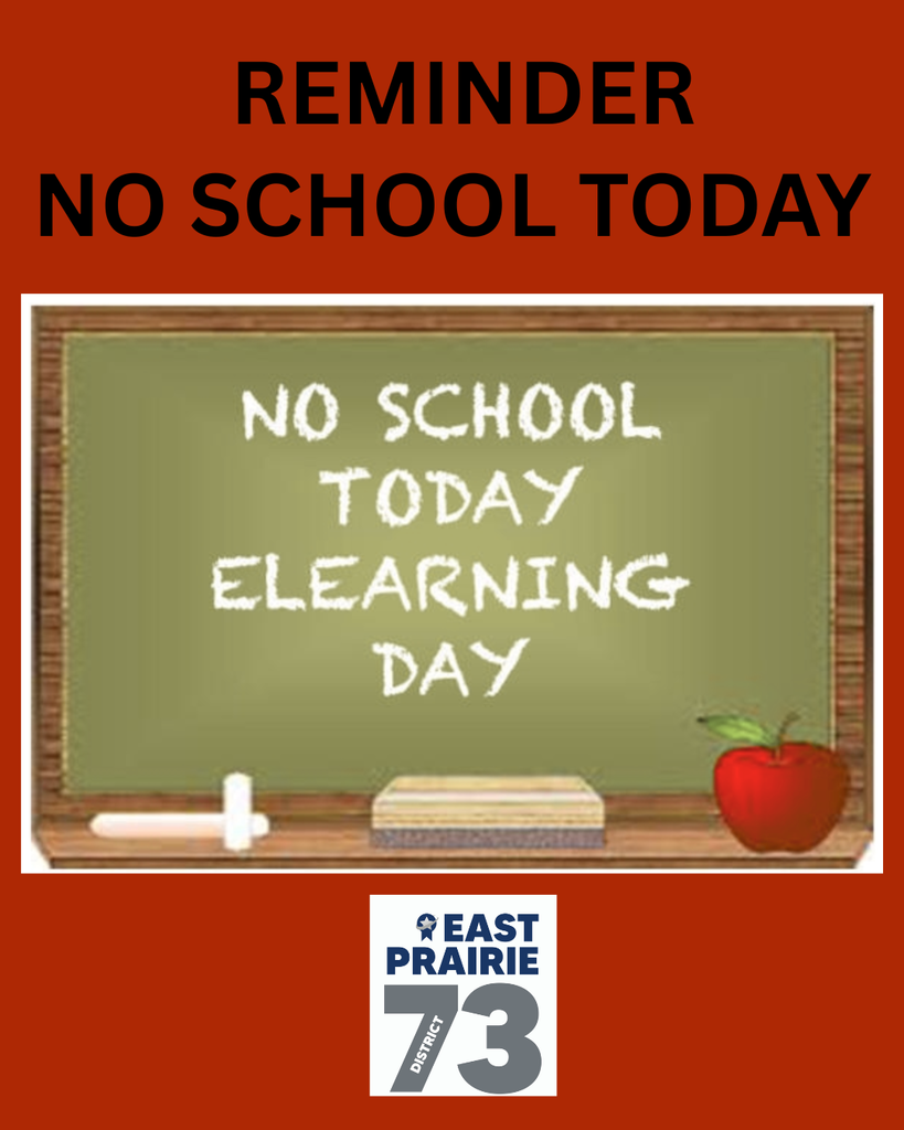 reminder no school due to elearning today