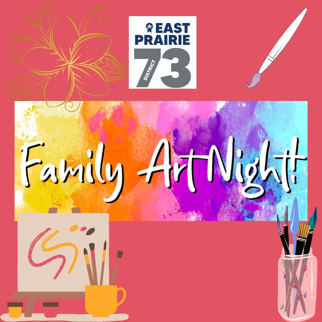 Family ART Night reminder flyer