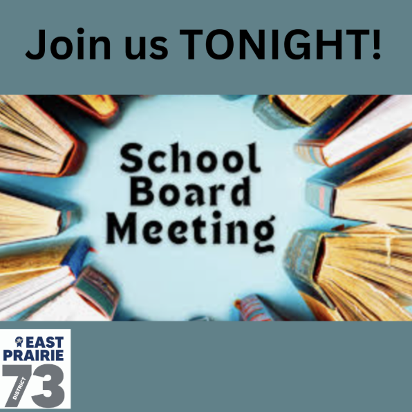 school board meeting flyer