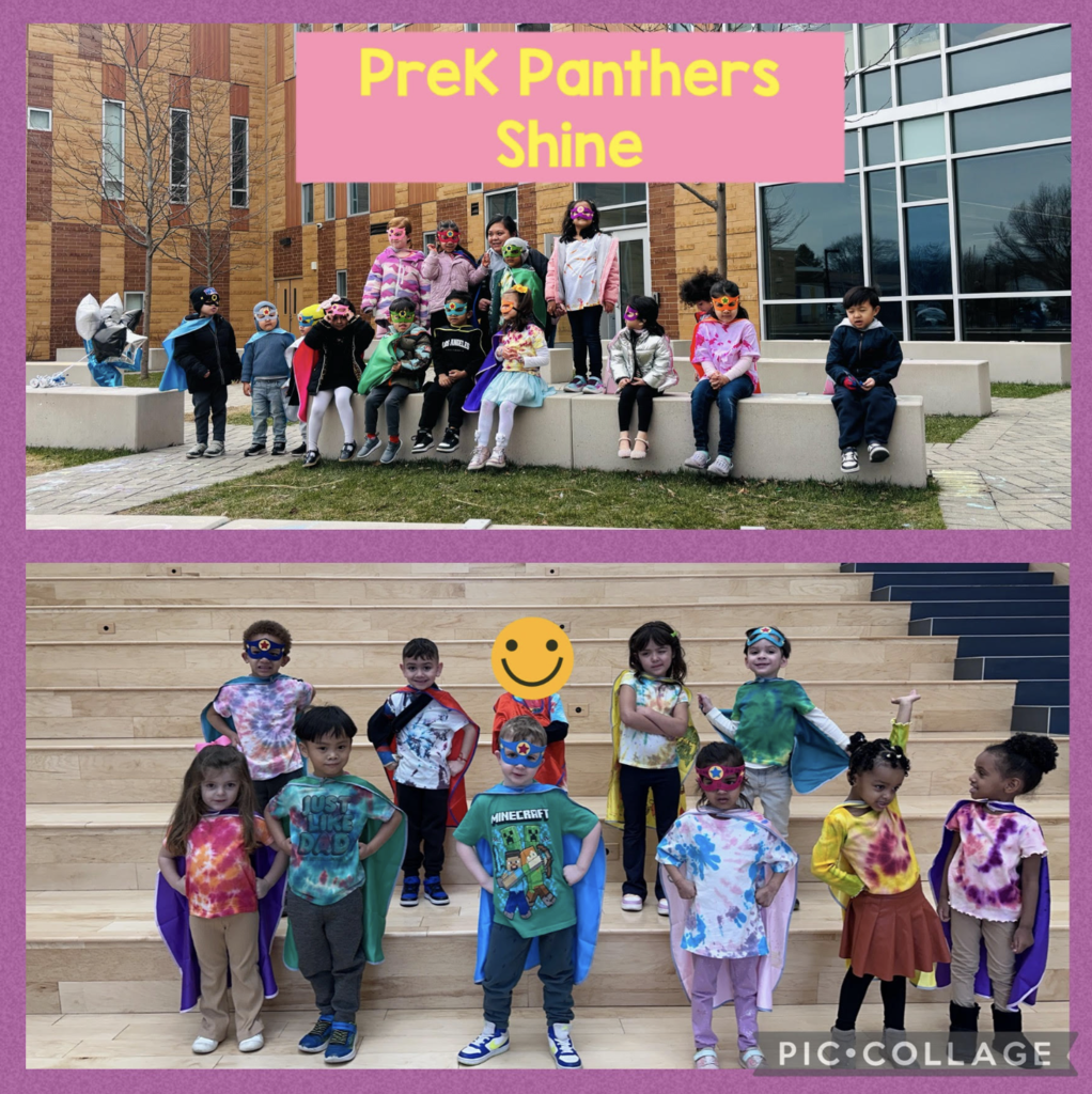 PreK Panther picture of fashion show stars