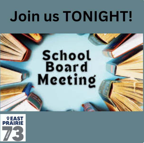 school board meeting flyer