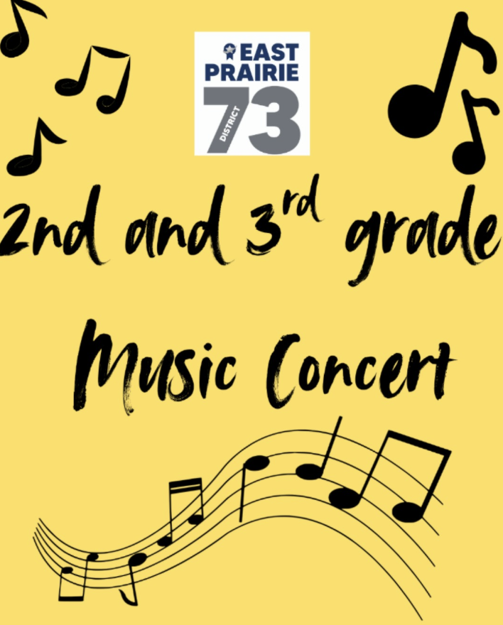 2nd and 3rd grade music flyer 