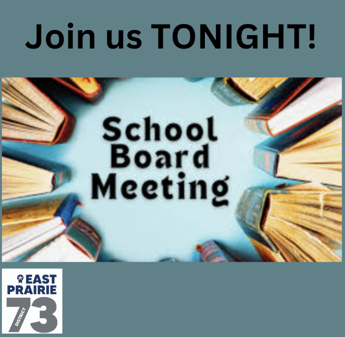 school board meeting flyer