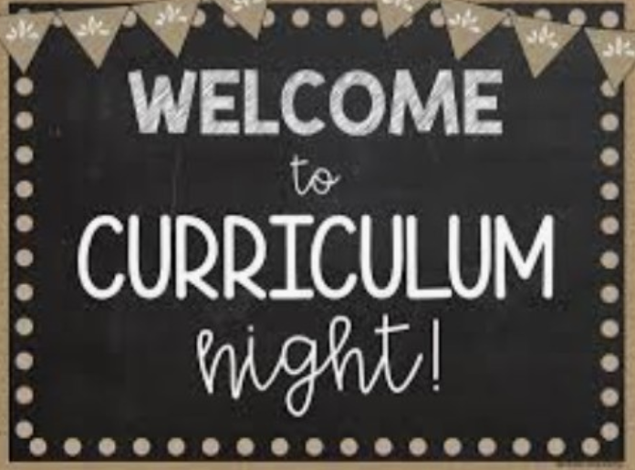 welcome to curriculum night banner