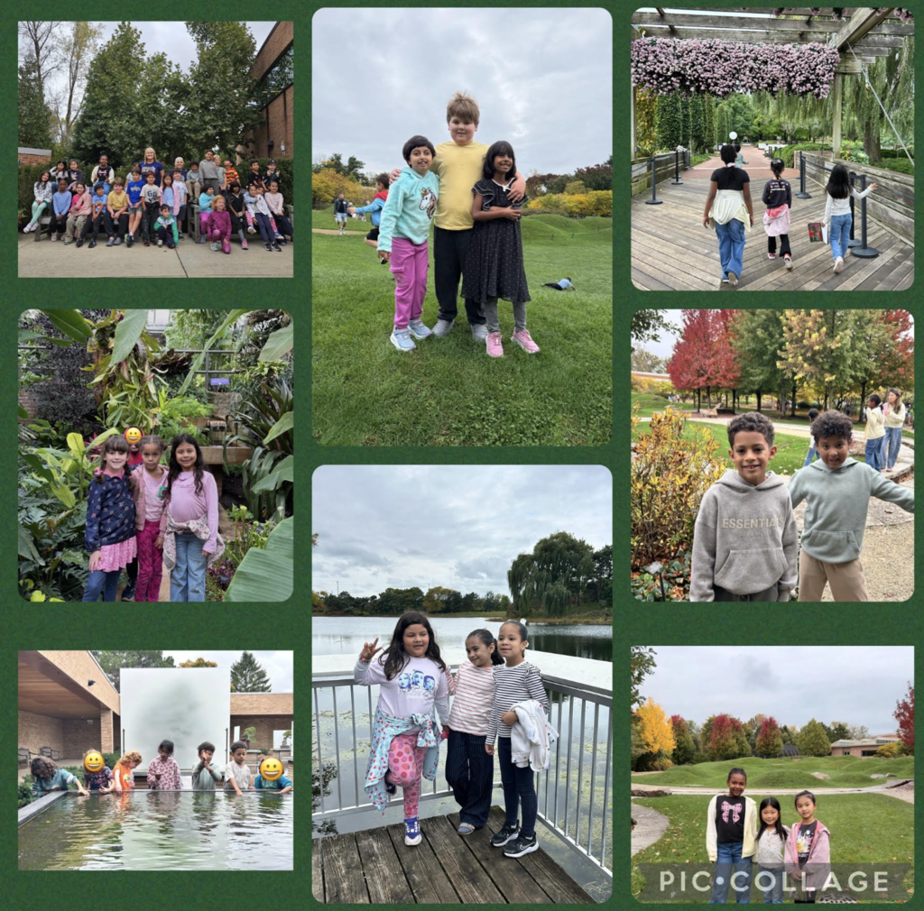 Second graders on a field trip