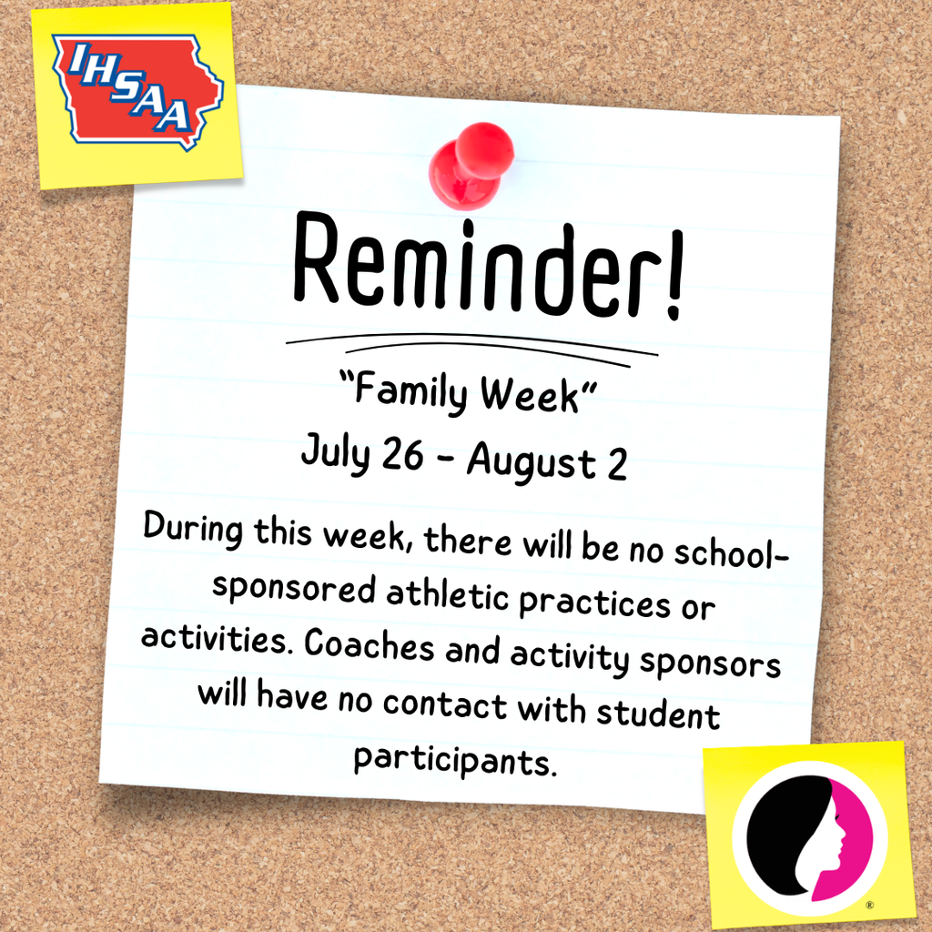 family week aka no contact week athletics