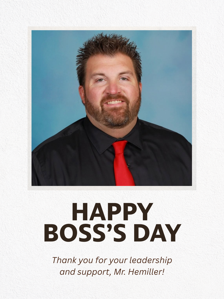 boss's day thank you mr. hemiller