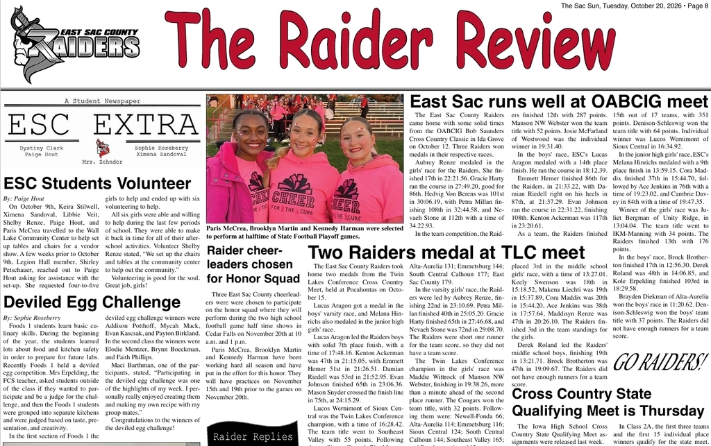 raider review week of oct. 19