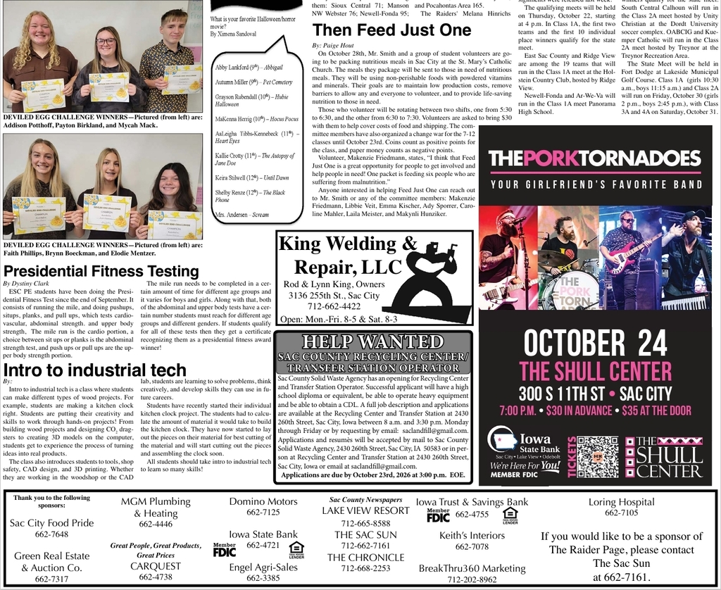 raider review week of oct. 19