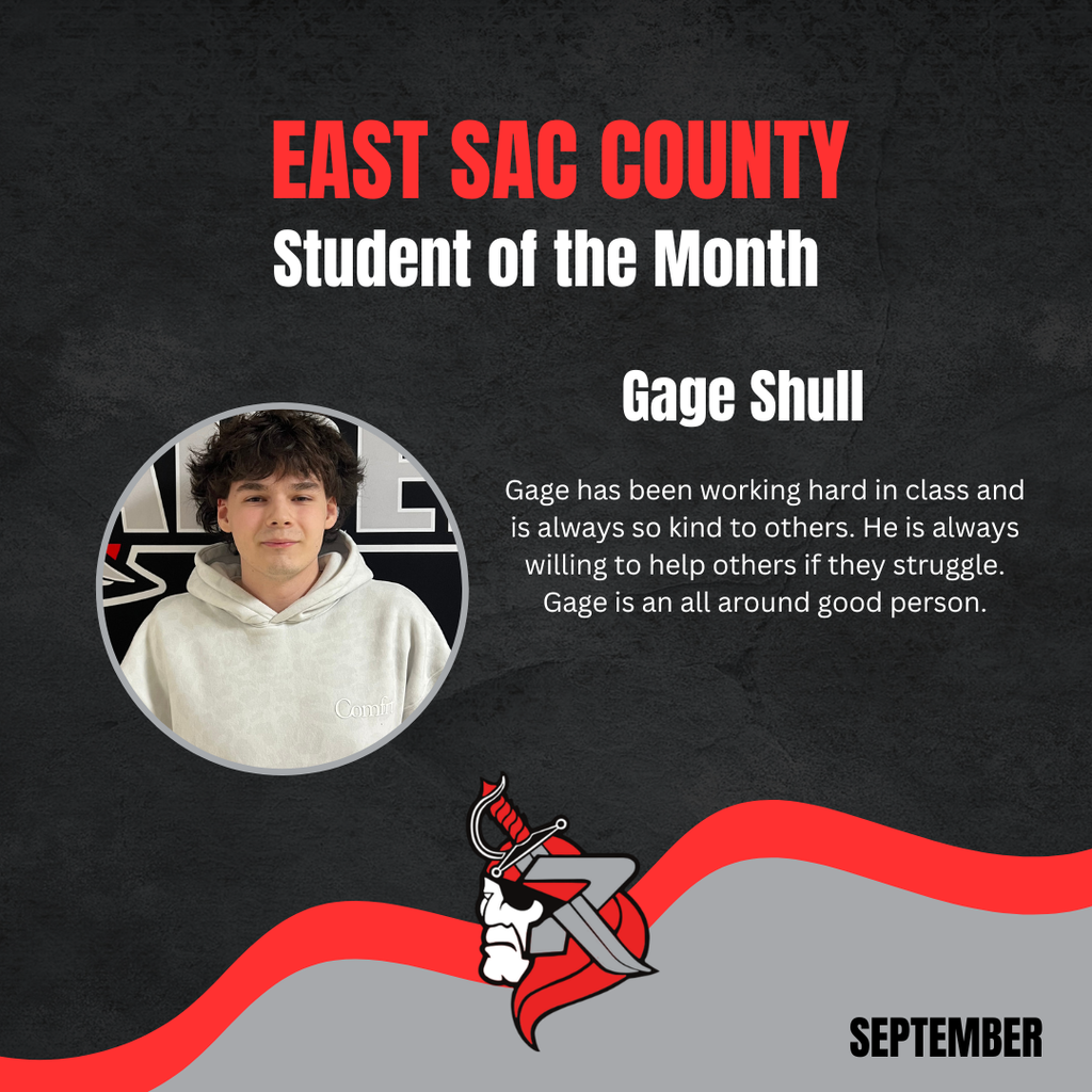 gage student of the month