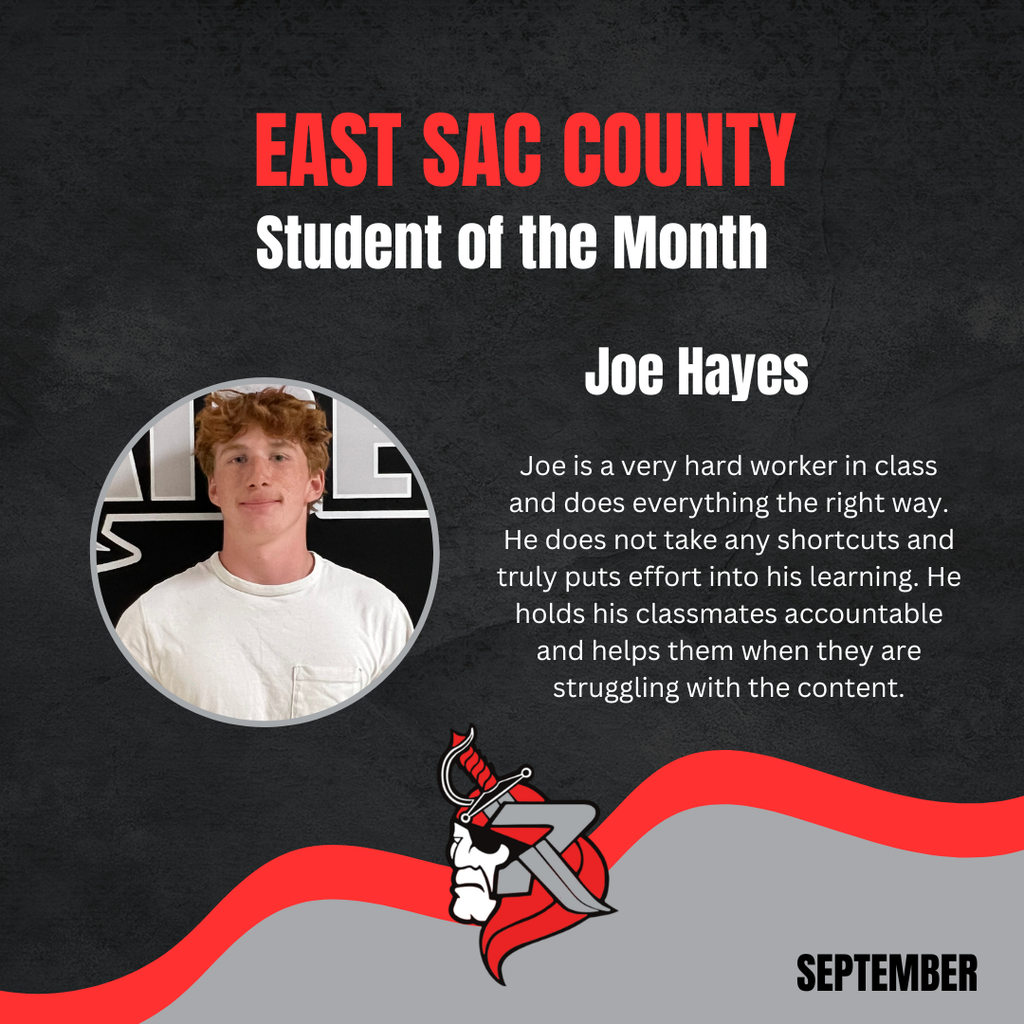 joe student of the month