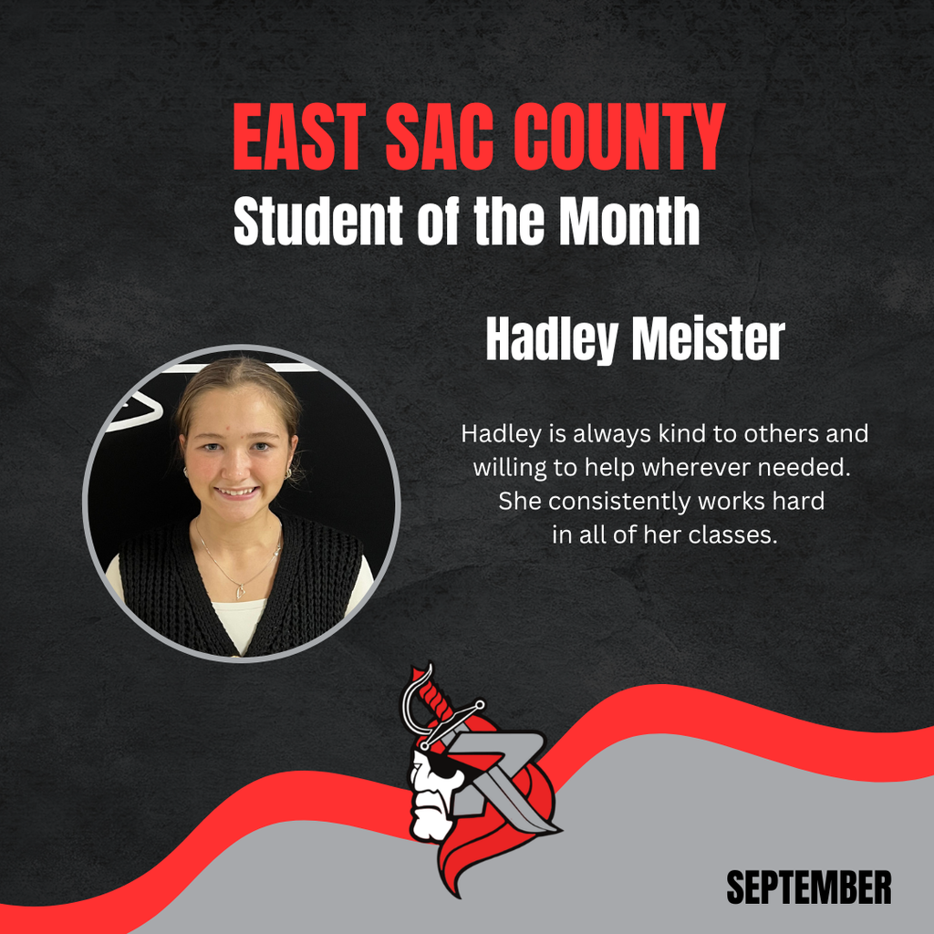 hadley student of the month