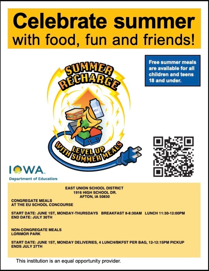 Summer food program announcement