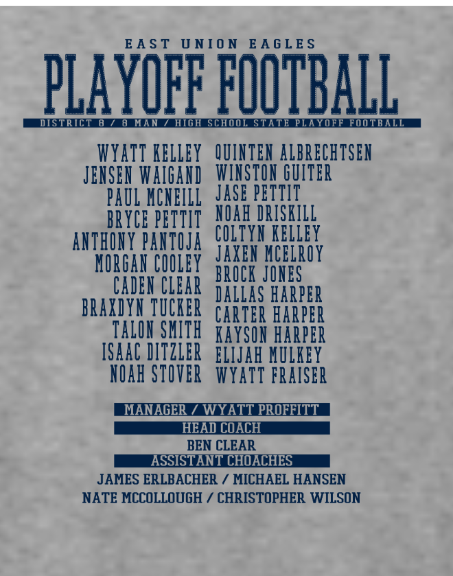 Playoff Shirts Back