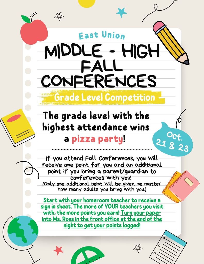 Middle-High Fall Conference Grade Level Competition