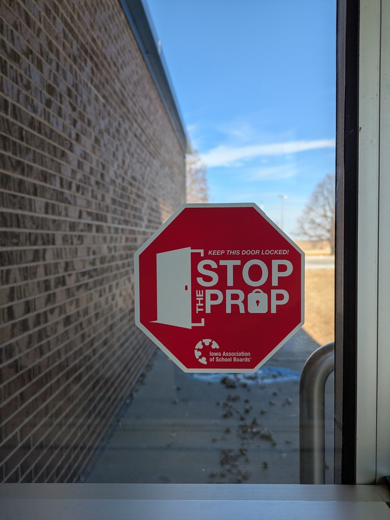 Stop the Prop Campaign Sticker on door