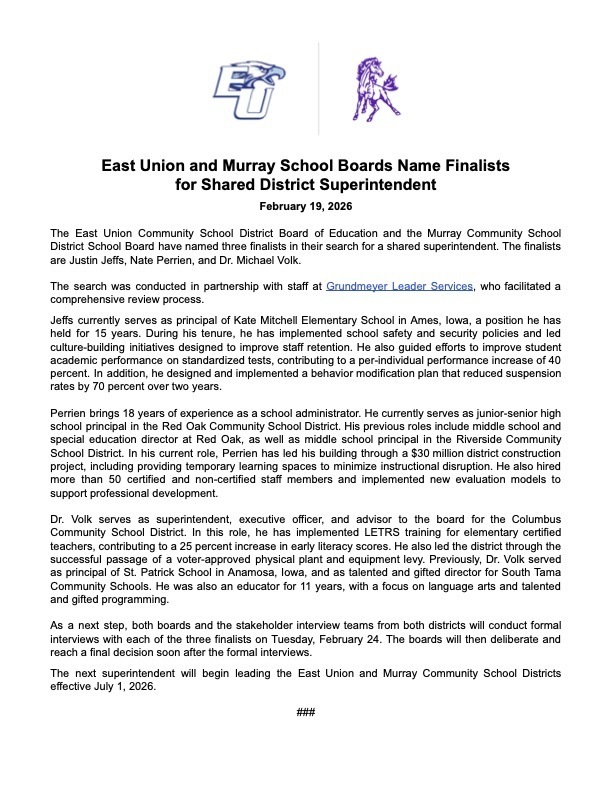 EU & MURRAY - Shared Supt