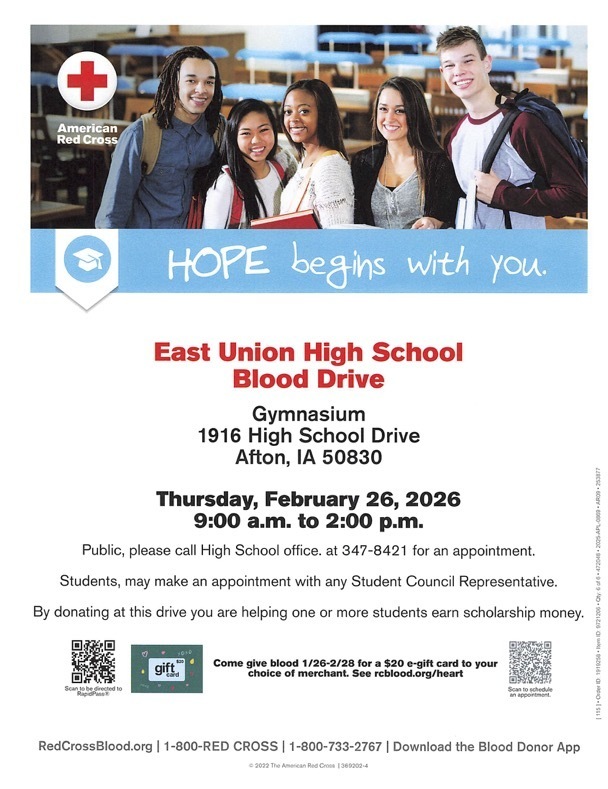 East Union Blood Drive