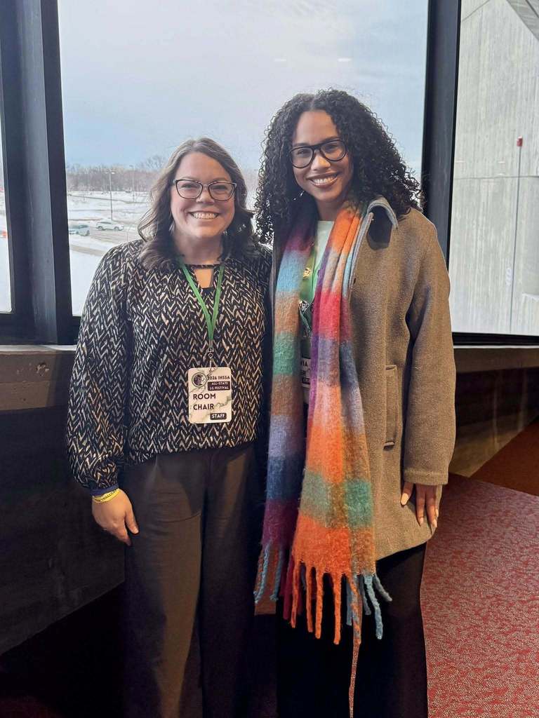 Mrs. McCollough with Olivia Tyler KCCI