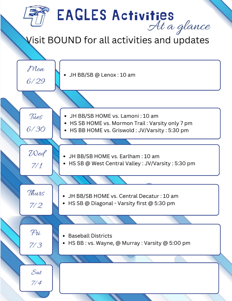 6/29 - 7/4