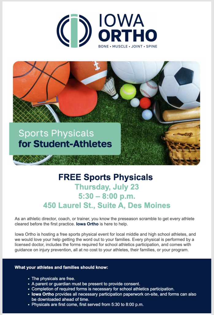 Iowa Ortho Sports Physicals