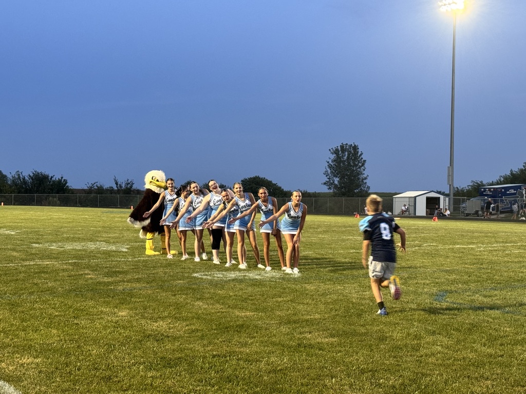 Cheerleaders supporting our youth