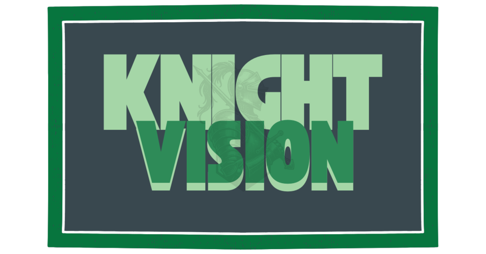 image with a knight displaying knight vision