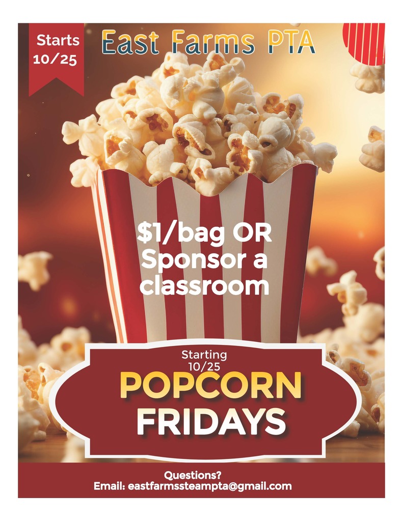 Popcorn Fridays start 10/25