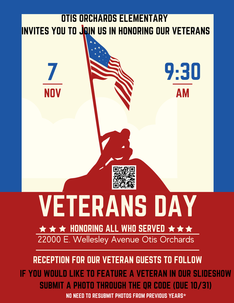 Blue Retro Veterans Day Celebration Flyer