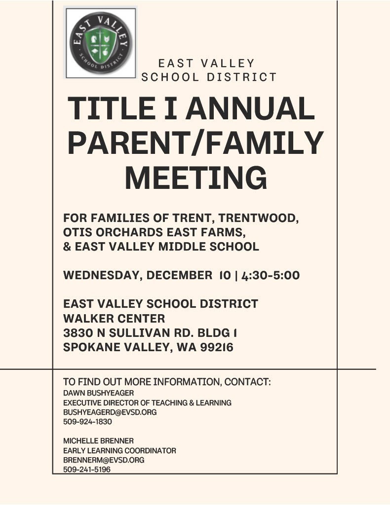 Annual Title I Meeting