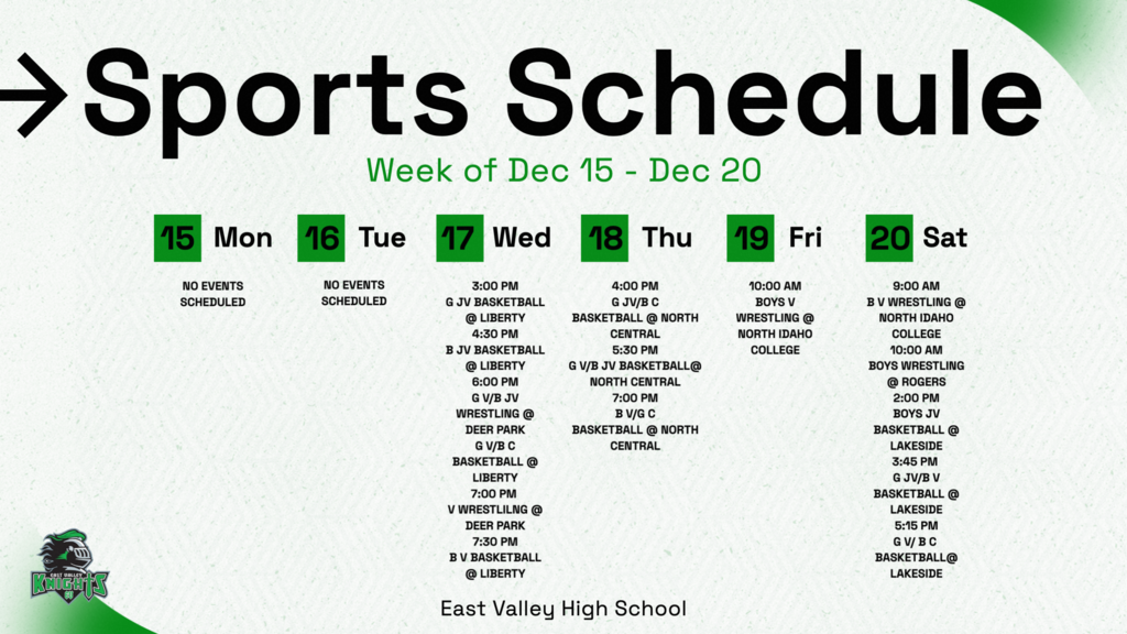 Sports Schedule