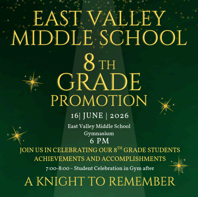 2026 8th grade promotion june 16 at 6pm