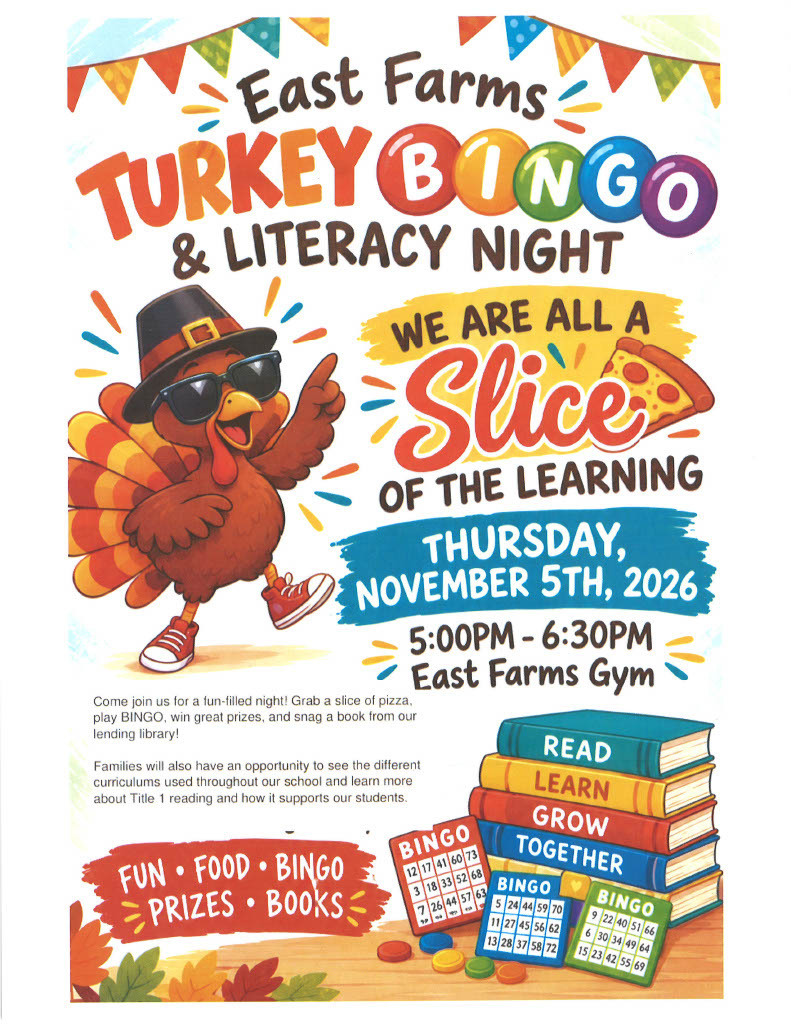 Turkey Bingo & Literacy Night