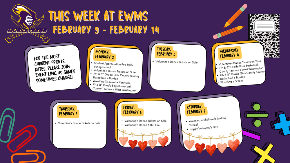 EWMS Week of 2/9/26