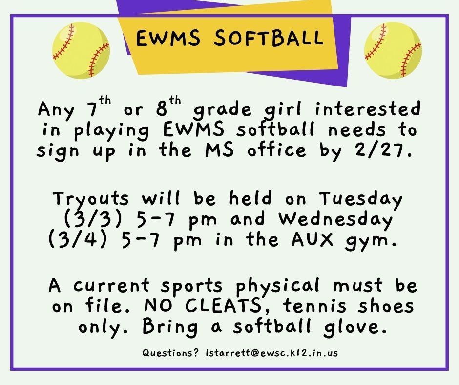 Softball Tryouts