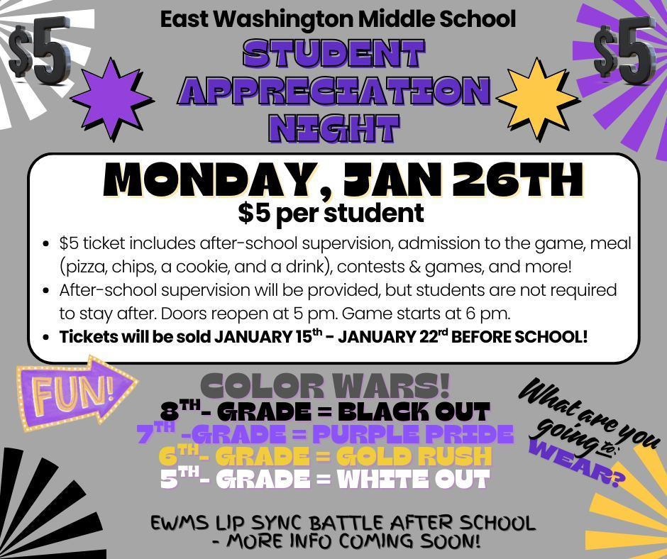 Student Appreciation Night 2026