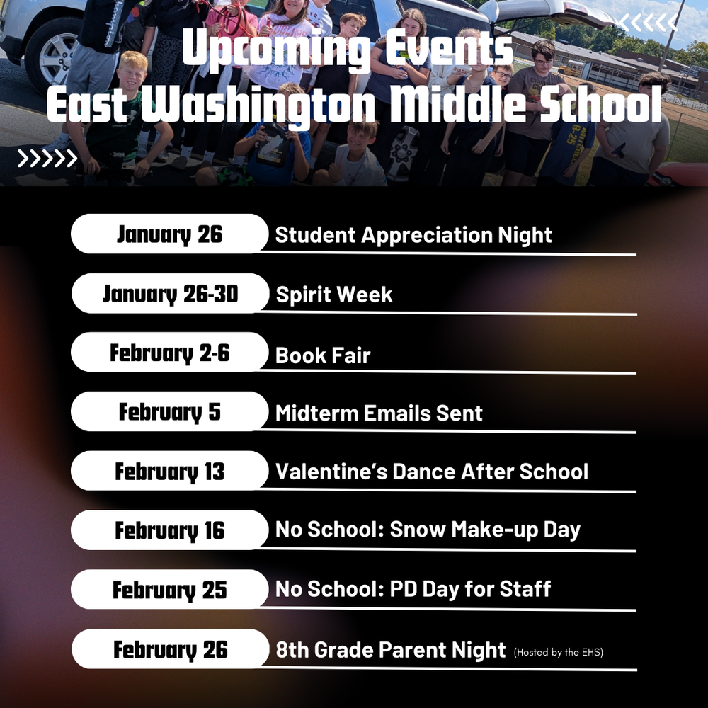 Jan/Feb Upcoming Events