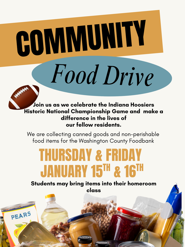 Corporation Food Drive Program Poster
