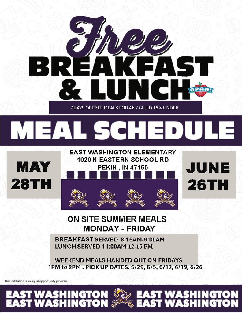 2026 East Washington Summer Meals