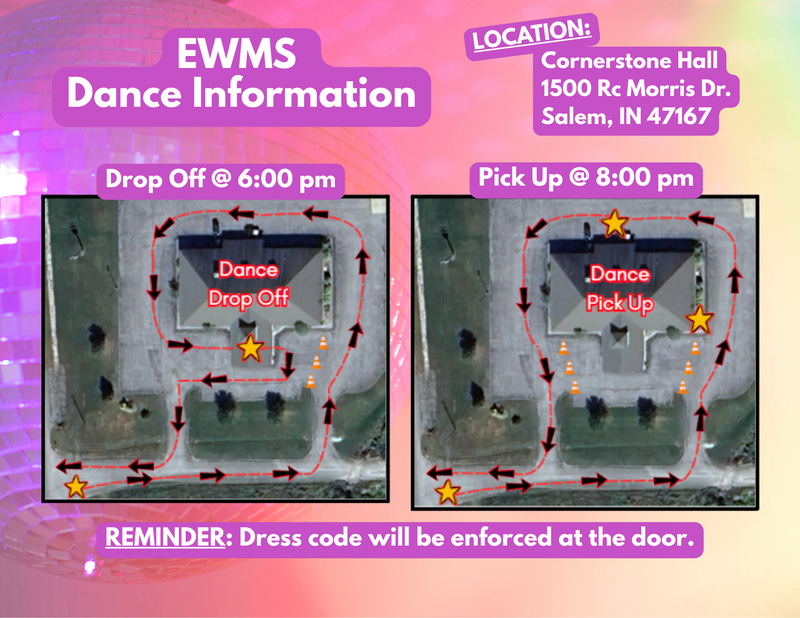 Drop off Pick up Map