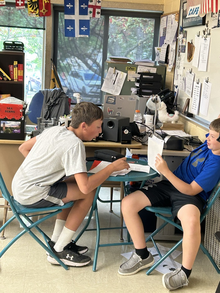 Students playing a game 2