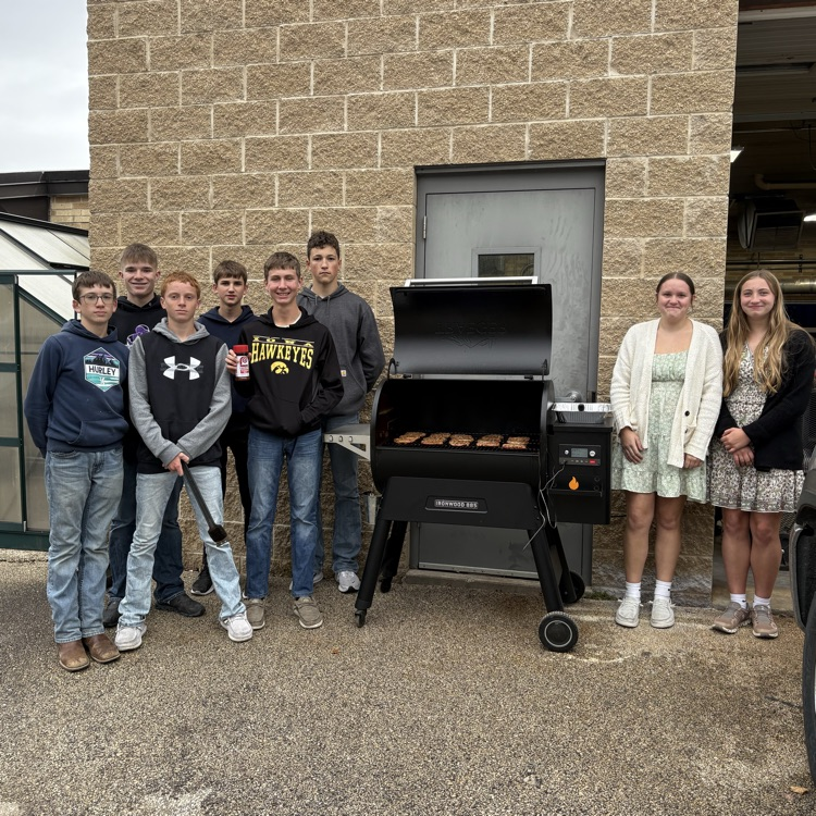 ffa members smoking pork burgers