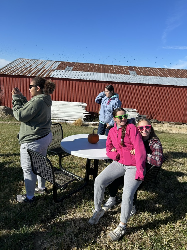students showing new sun glasses