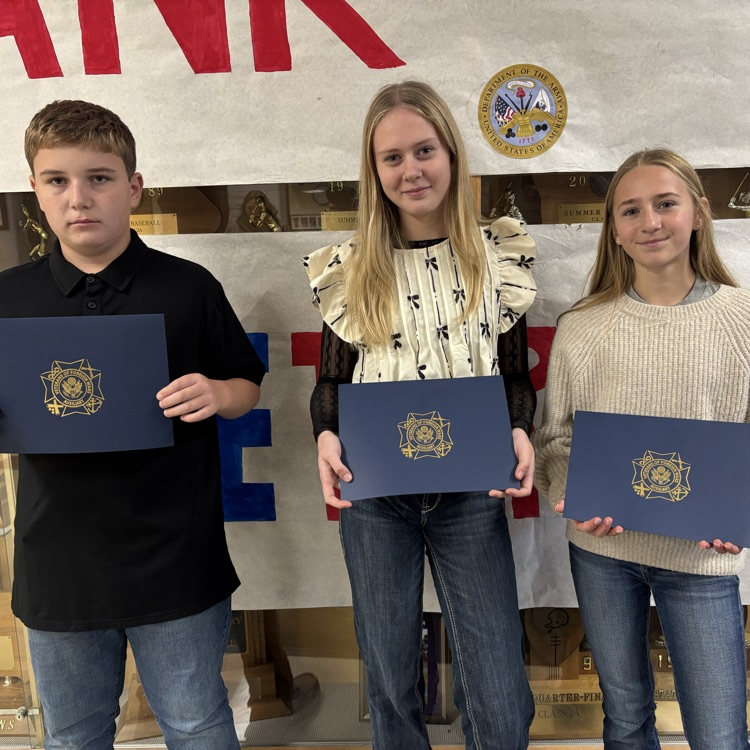 Patriot Pen essay winners!