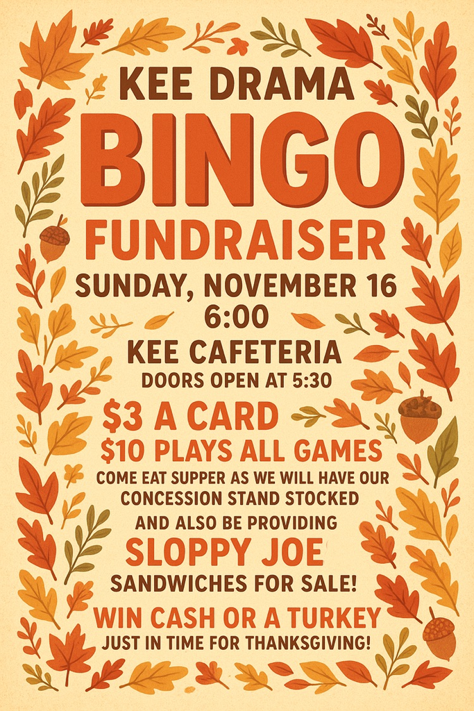 Bingo this Sunday!