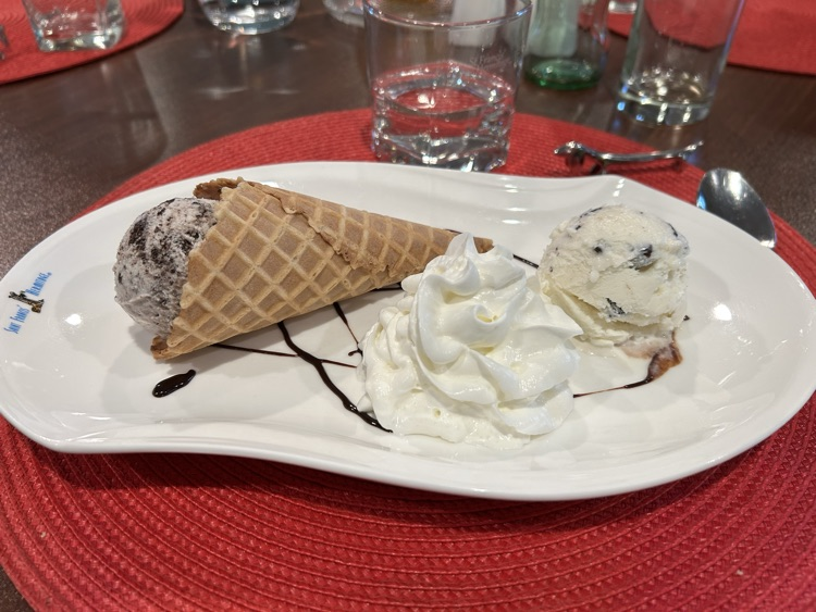 Moonlight Mint- French cookie ice cream and mint ice cream-homemade