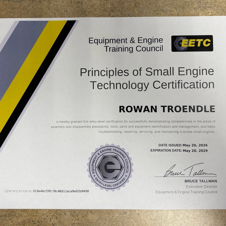 certifications