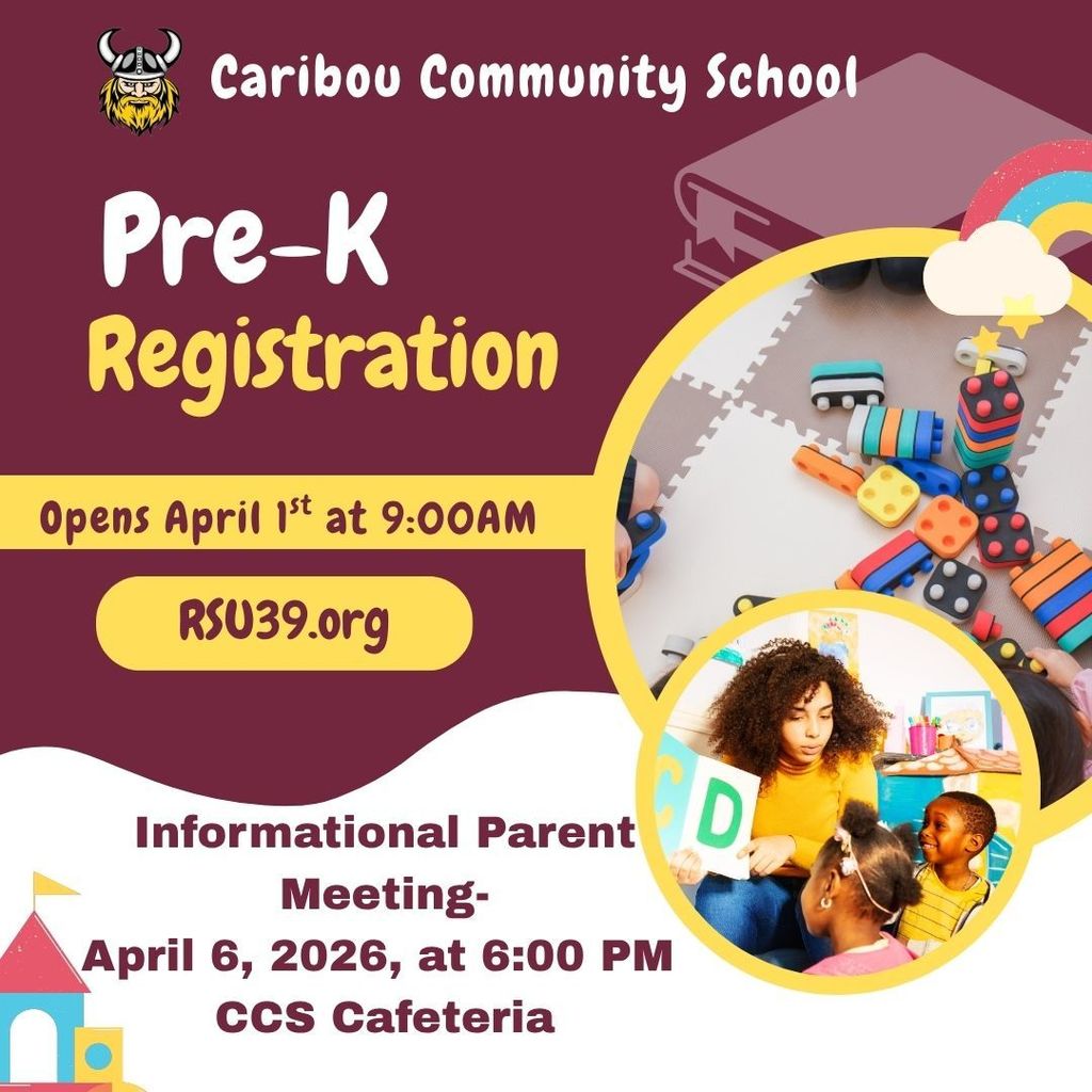 Pre-K Registration flyer