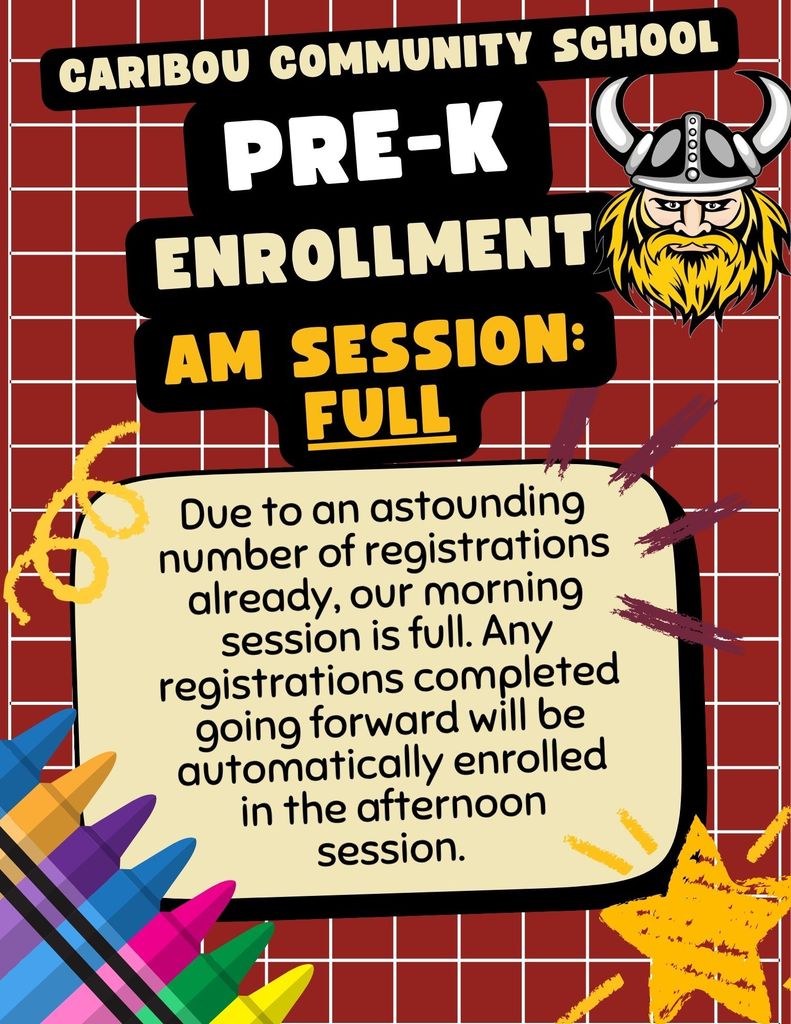 PreK Am session is full