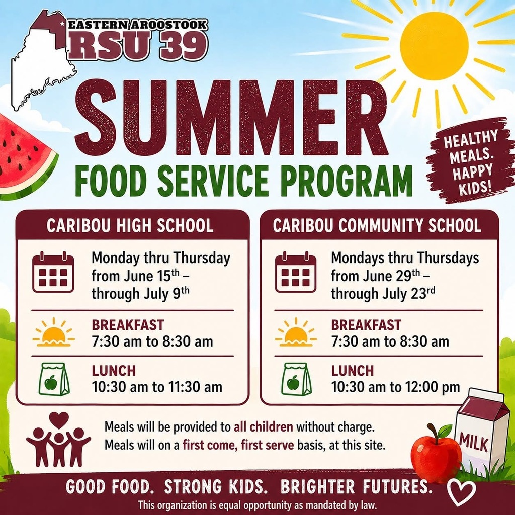 Summer Food Service Flyer